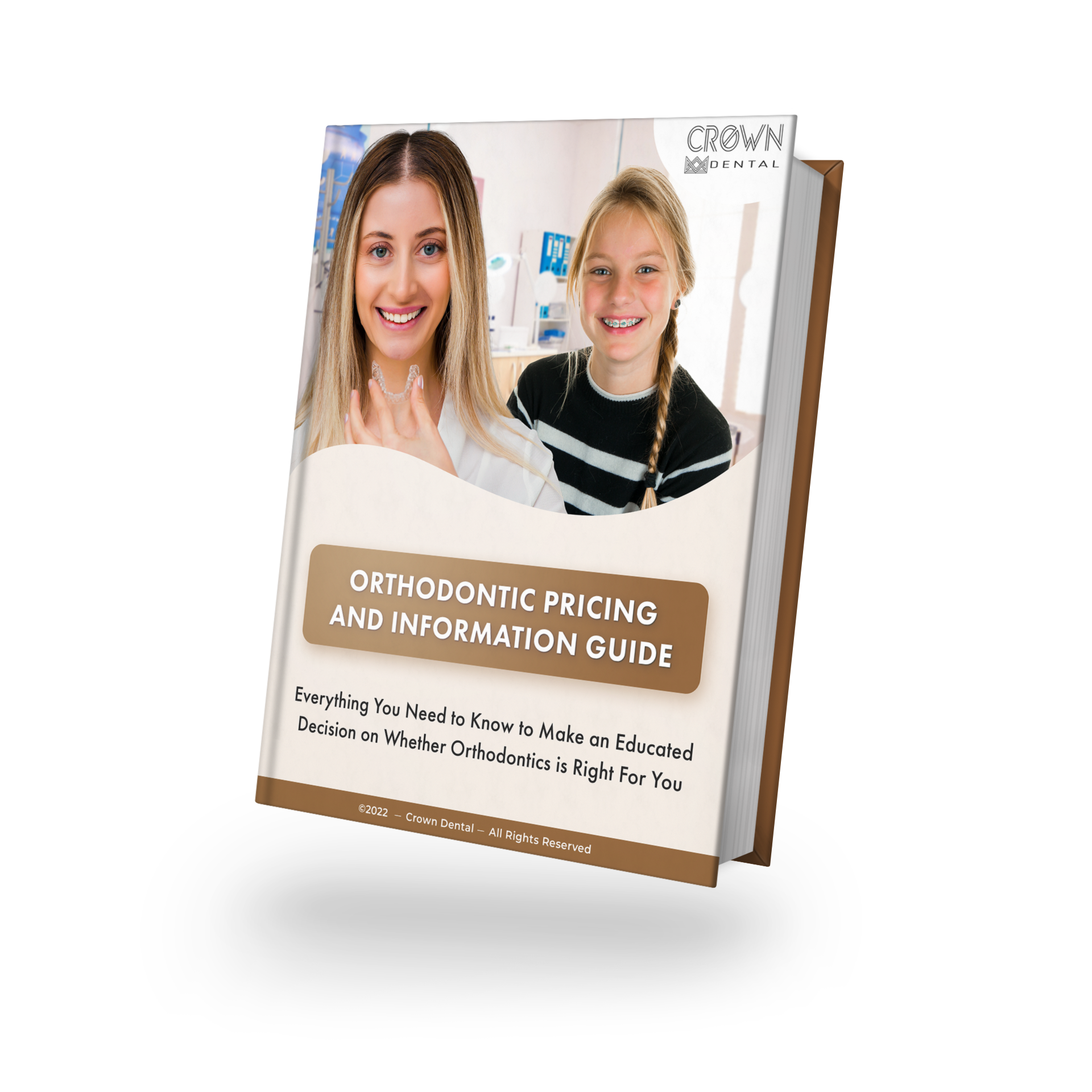 [Crown Dental] Orthodontic Magazine Image Book Mockup